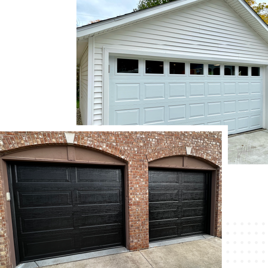 Rainbow Garage Door