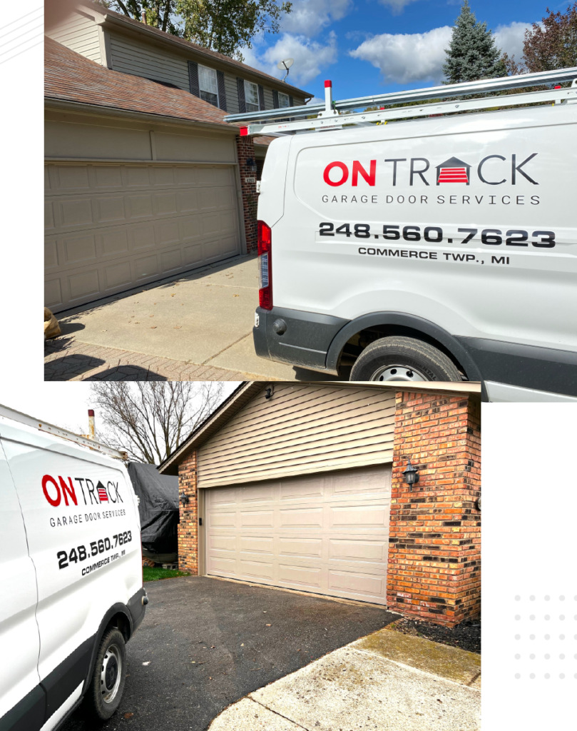 On Track Garage Door Truck